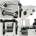 Label slitter Rotary die cutting machine two die cut station price for sale